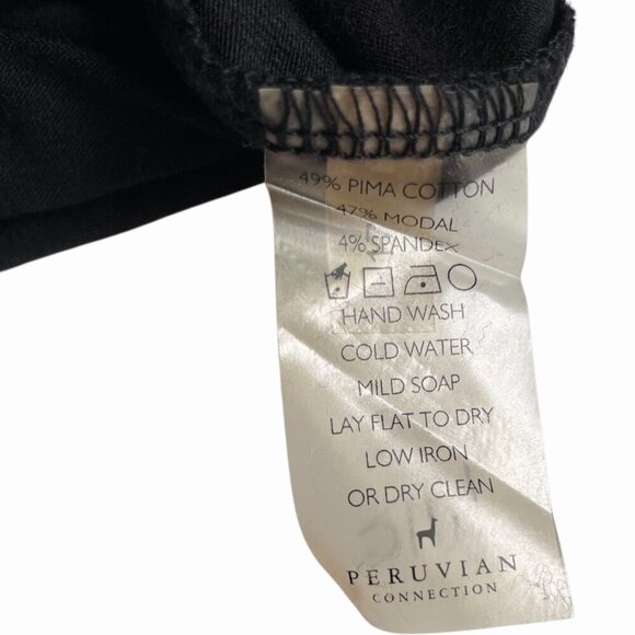 Peruvian Connection Sari Black Sleeveless Maxi Dress with Knot - Picture 7 of 7